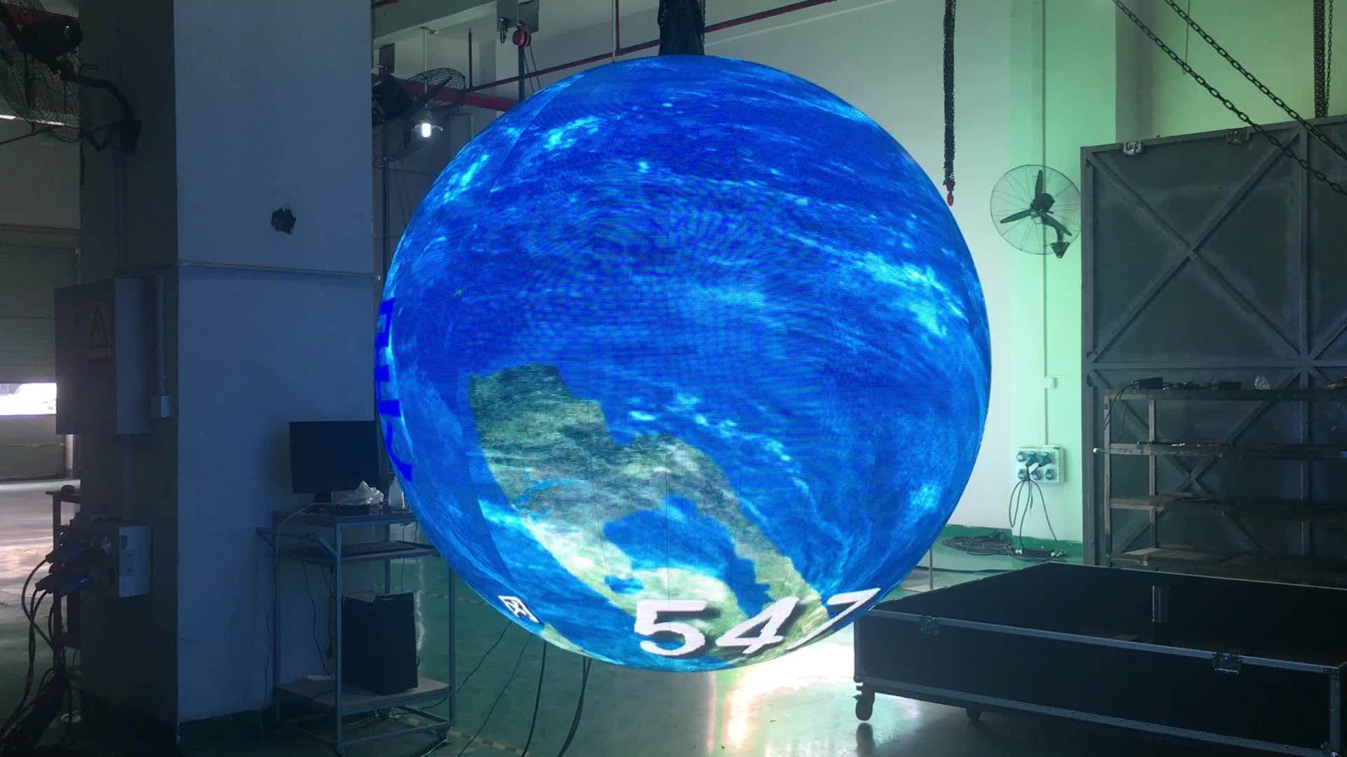Full Color 360 Degree Ball Led Display Led Video Sphere/sphere Display