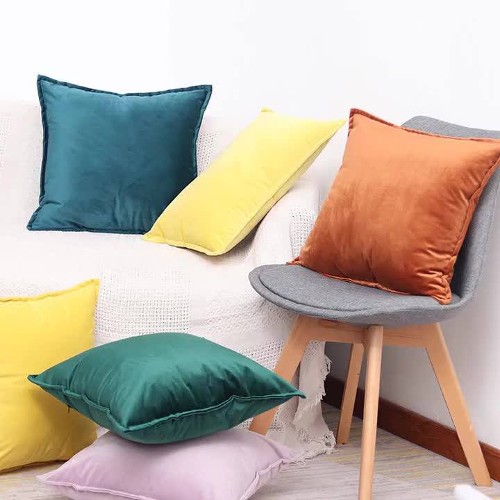 Velour Velvet Cushion Pillow Cases Cover Fabric Buy Velvet Pillow