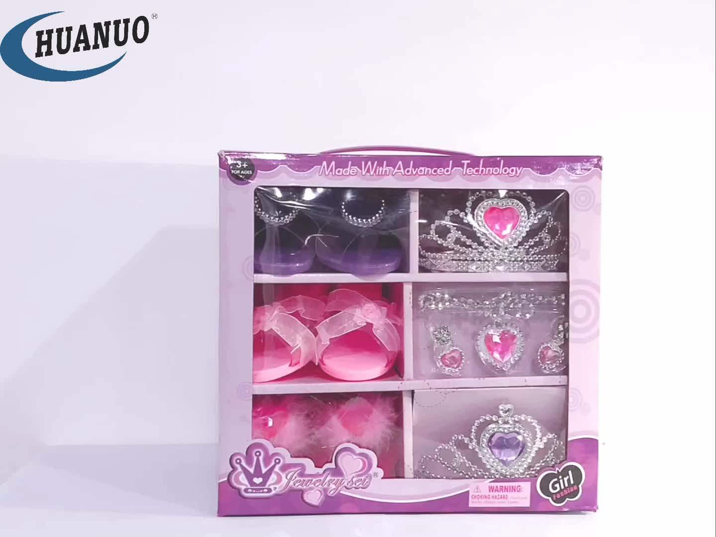 Jouets De Jeu De Beauté De Princesse Pour Enfants, Chaussures à Talons Hauts En Plastique Pour Filles, Jouets De Mode