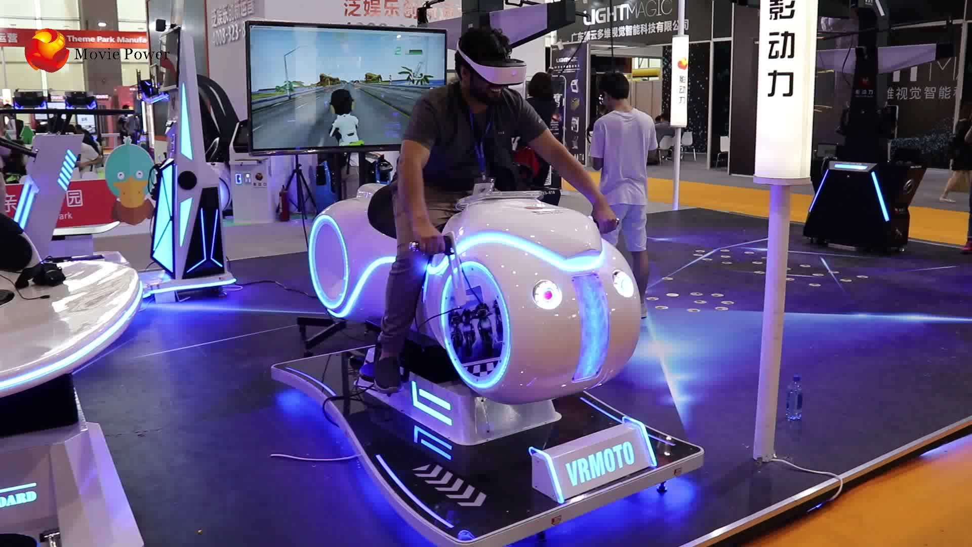 Seoul Vr Ar Expo Simulator Arcade Car Game Machine 9d Vr Motorcycle