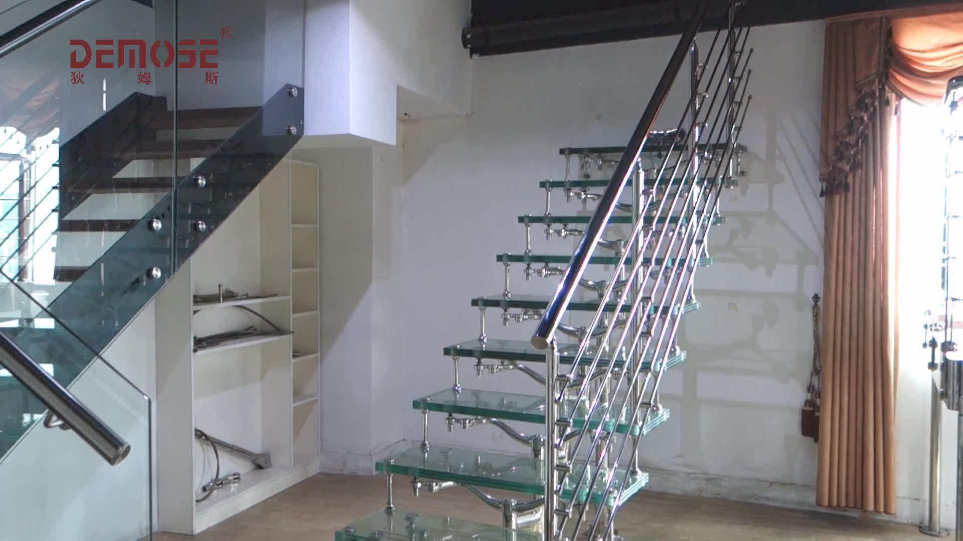 Led Stair Step Lighting Steel Glass Stair Buy Steel Glass Stairs,Led