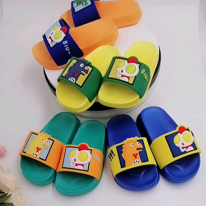 Erkek Bebek Çocuk Terlik Sevimli Çocuk Kapalı Terlik Yaz Ayakkabı Erkek