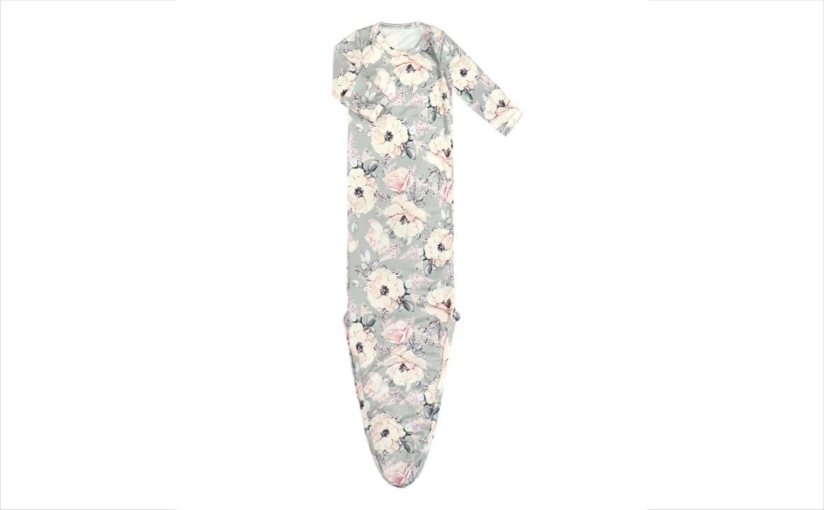Bamboo Sleep Sack Knotted Baby Gown Baby Sleeping Bags Buy Baby