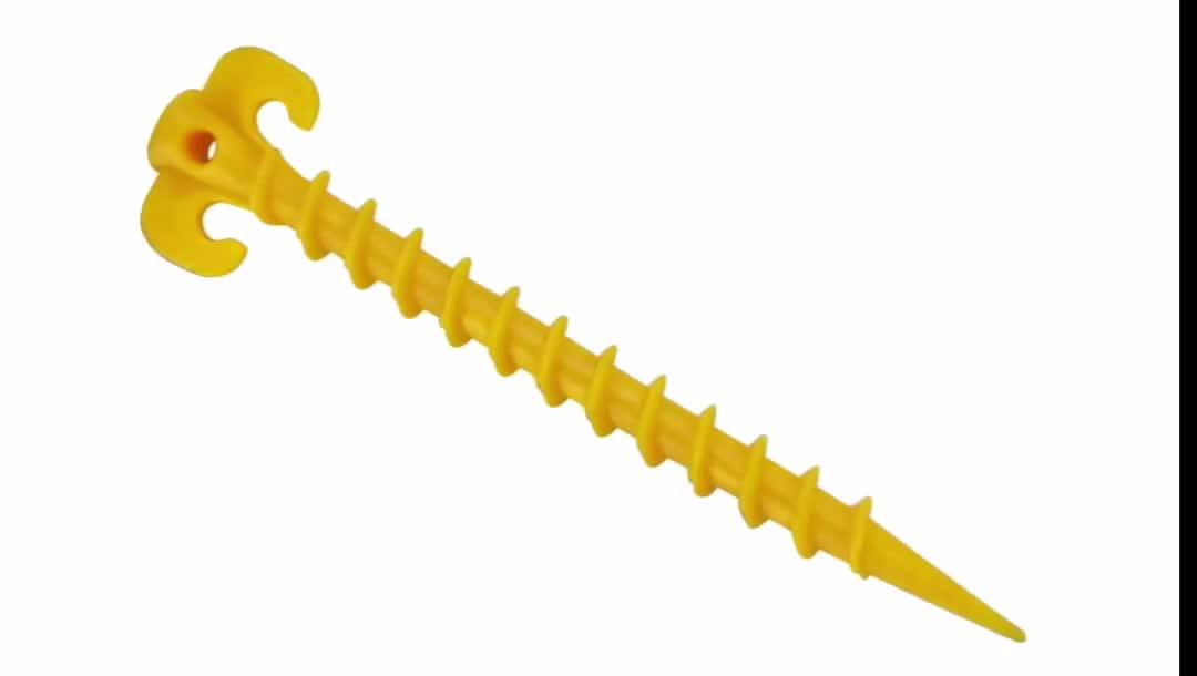 20cm Plastic Spiral Screw Tent Pegs Buy Ground Stake,Outdoor Hiking
