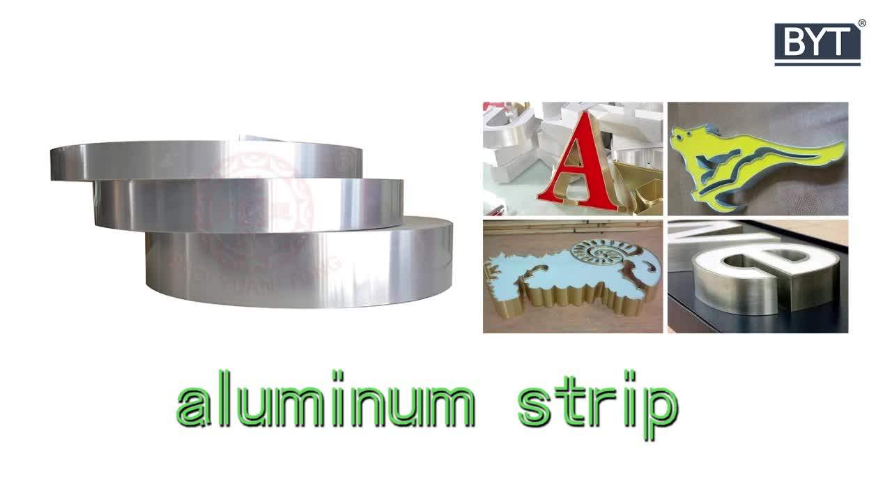 Color Coated Brushed Aluminum Coil For Aluminium Channel Letter Trim