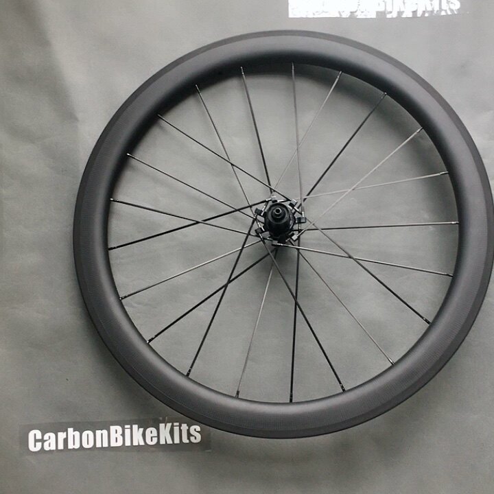 Carbonbikekits T800 Carbon Road Bicycle Wheels Clincher Tubeless