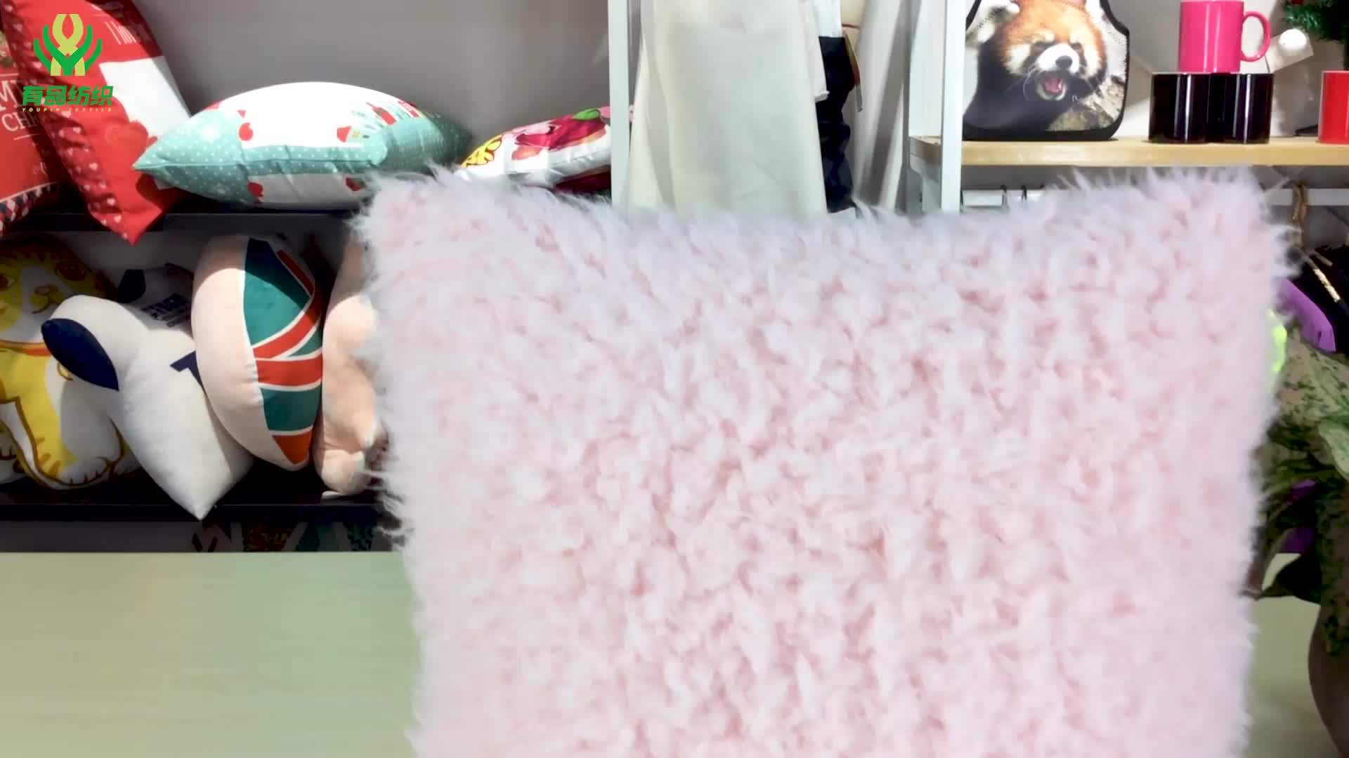 100 Polyester Soft Luxury Blankets Long Hair Pv Velvet Plush Faux Fur