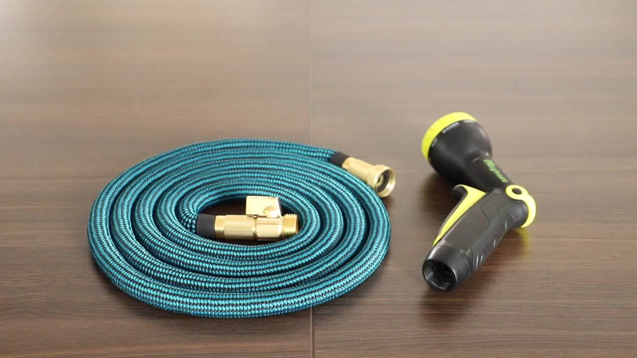 25ft100ft Garden Gose Flexible Magic Telescopic Hose High Pressure Car