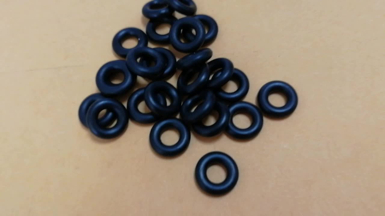 Black Heat Resistant Nitrile Rubber Sealing O Ring For Hydraulic System