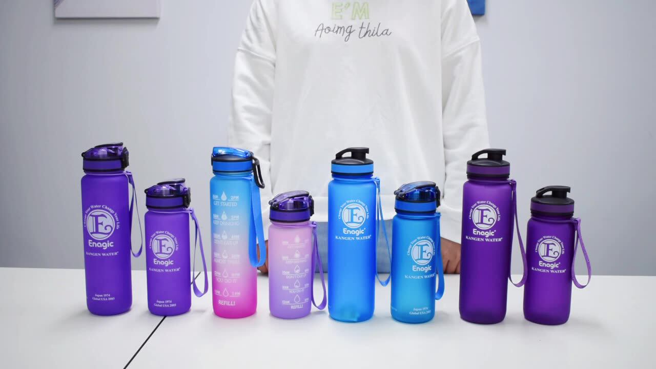 600ml 1000ml Kangen Water Bottle - Eco-Friendly & Customizable