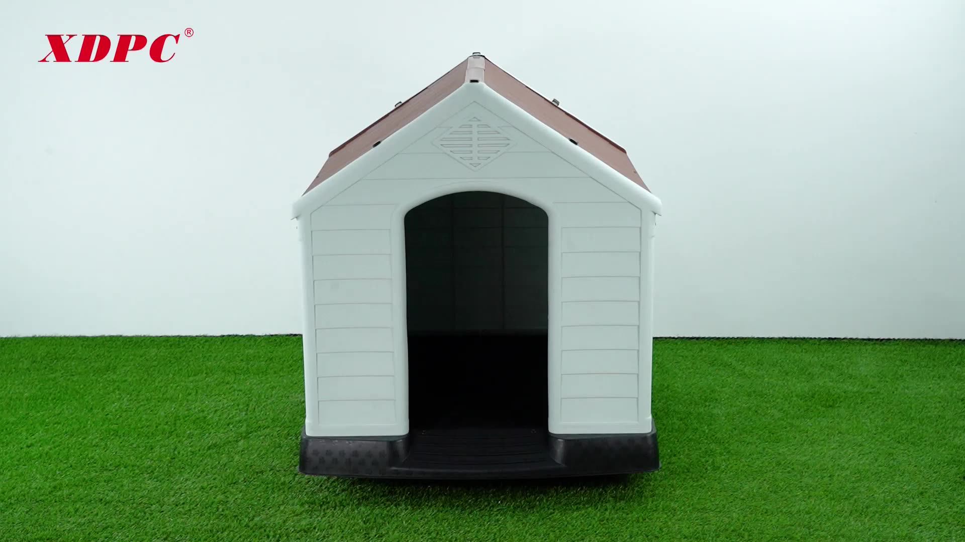 Outdoor Pet Home Large Big Small Kennel Plastic Dog House For Sale
