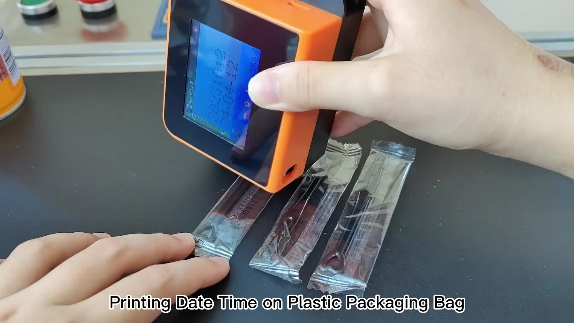 Incode Upgraded Handheld Inkjet Printer Mini Portable Ink Printer Gun