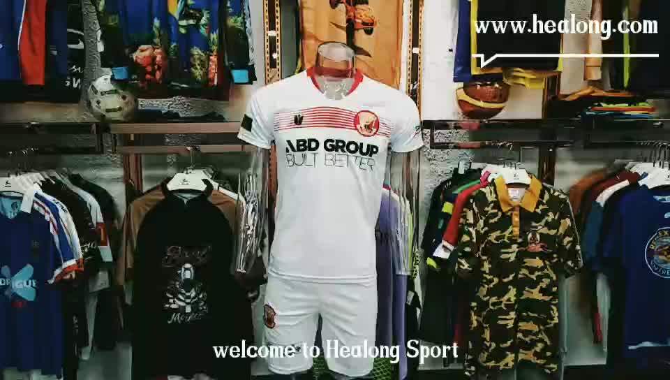 100 Polyester Sublimated Printing Wholesale Soccer Jerseys Custom Logo