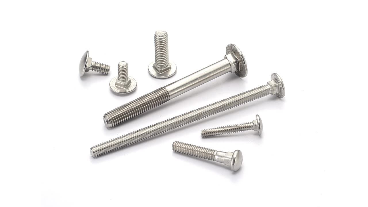 M4m12 Stainless Steel Truss Round Head Square Neck Carriage Screw