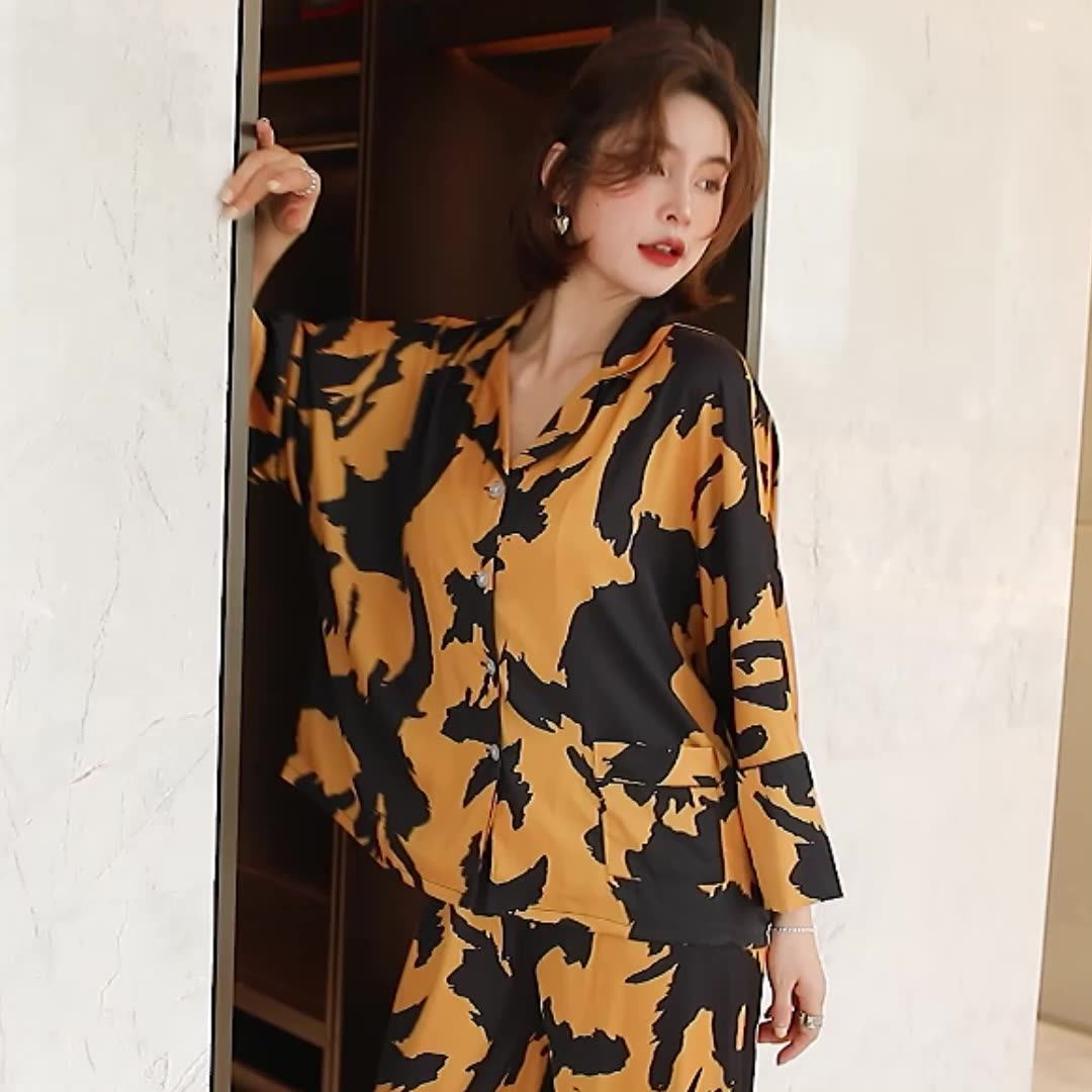 New Arrivals Luxury Silk Satin Pajamas Wholesale Pajama Sleepwear For