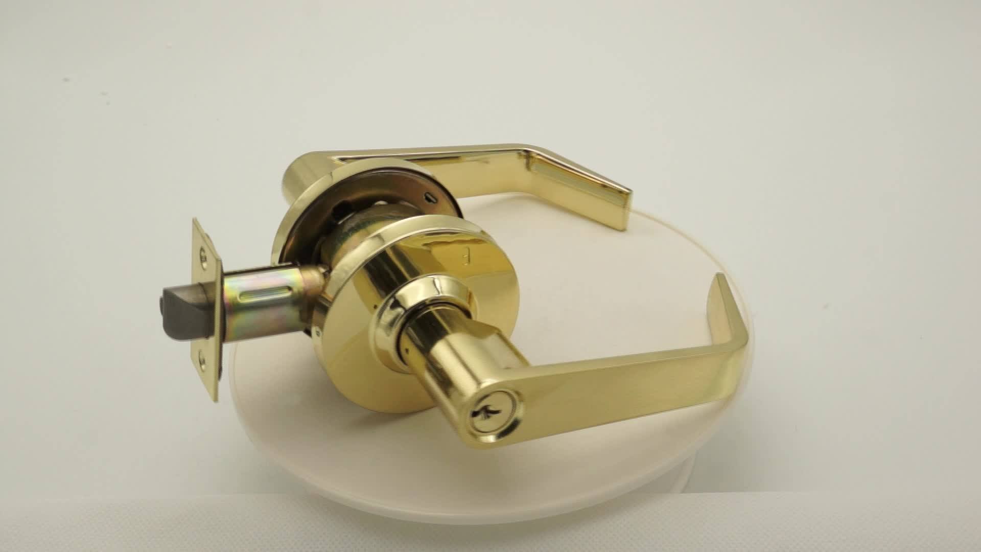 Trust 4471pb Commercial Duty Grade 2 Door Entry Leverset Lockset,Ada