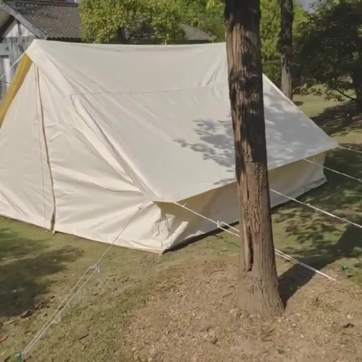 Dream House Outdoor Waterproof Cotton Canvas Family Tent