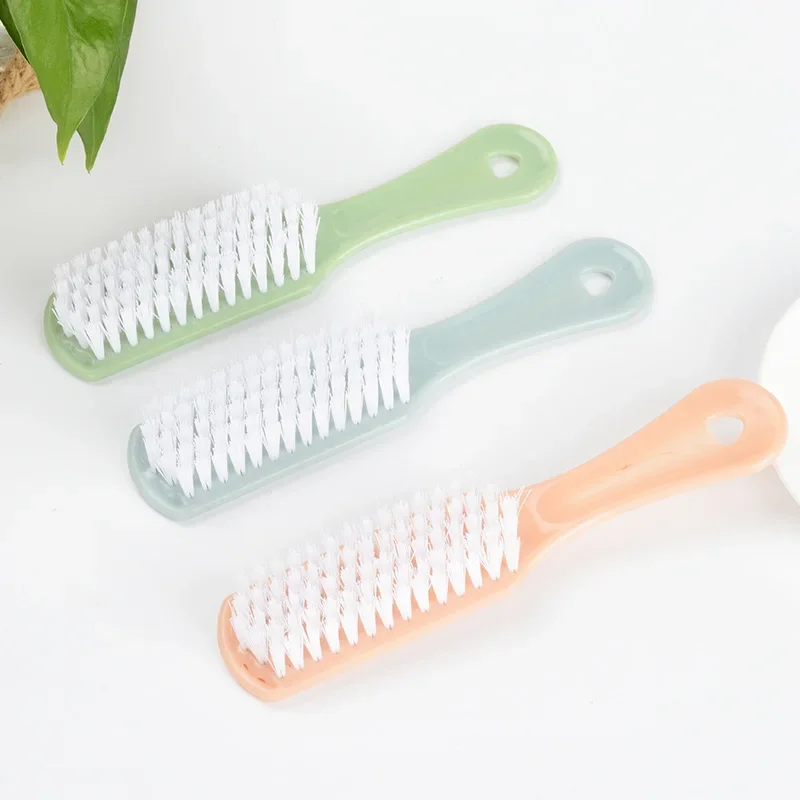 Пластиков brush для обуви, мягкая гигиеничная чистка обуви для стирки, многофункциональная, длинная ручка