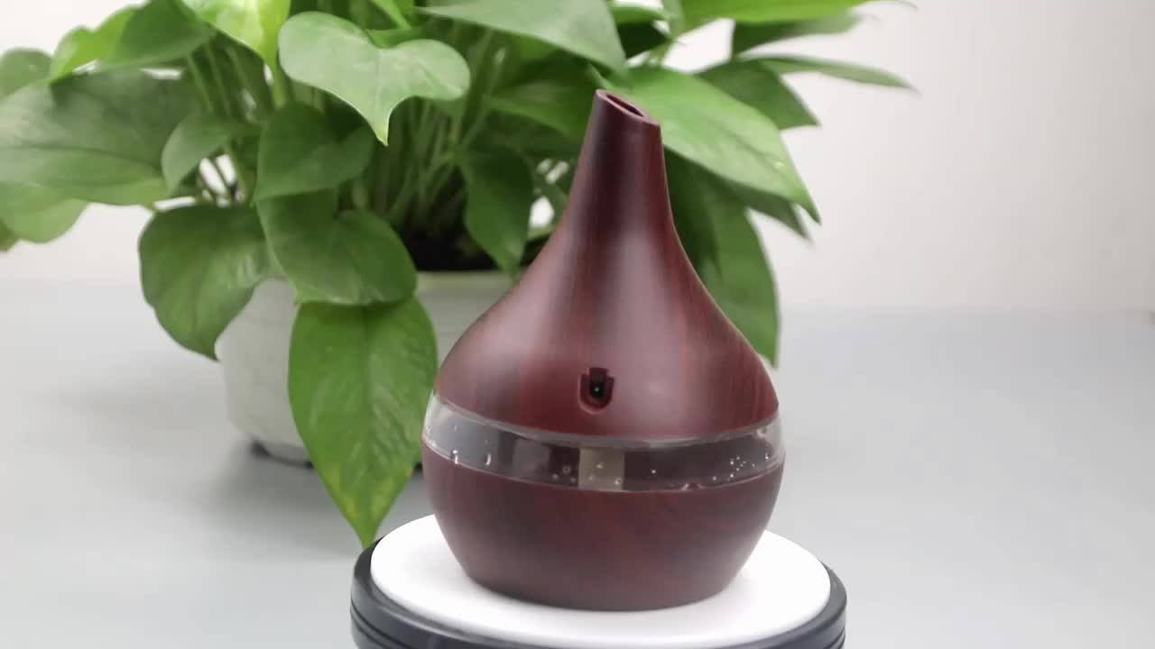 300ml Decorative Mist Maker Wood Portable Usb Mini Humidifier Buy