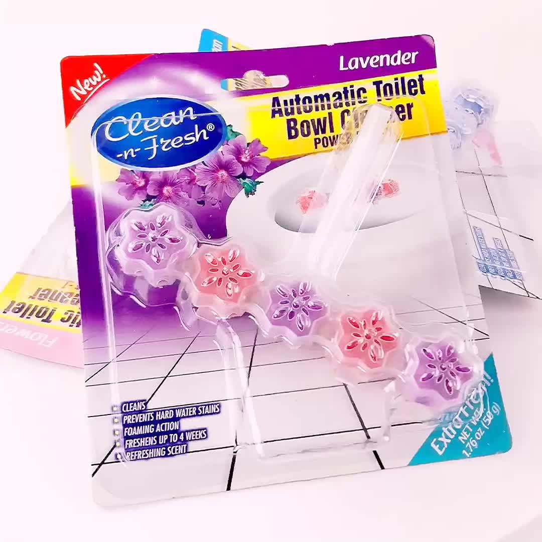 Colored Toilet Flush Rim Block Cleaner Fragrance Cleaning Ball