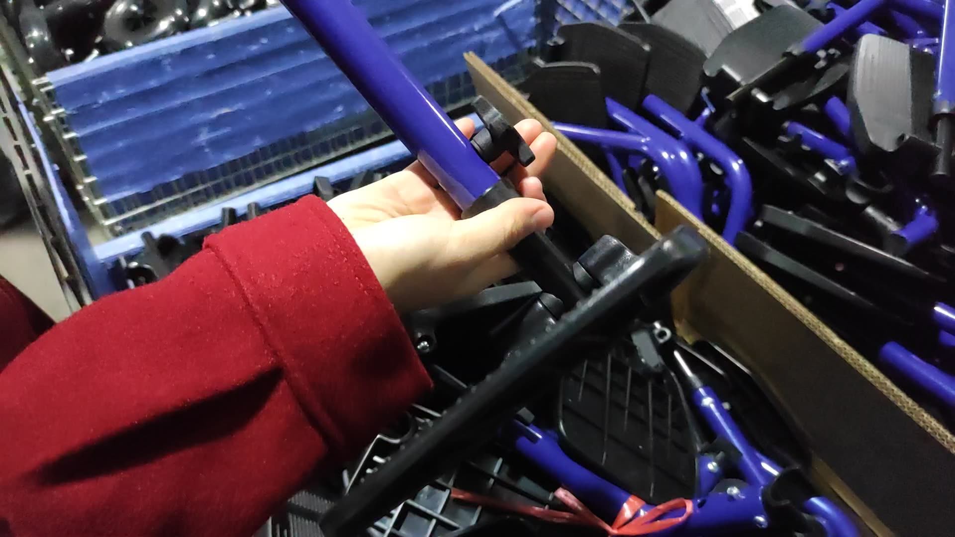 Electric Wheelchair Parts Wheelchair Steel Front Forks Accessory For