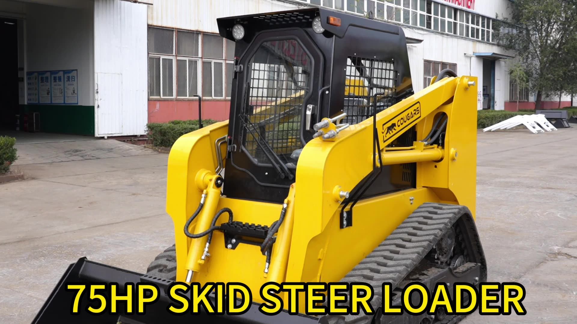Skid Steer Loader Diesel Tracked Skid Steer Loader With 4 In 1 Bucket