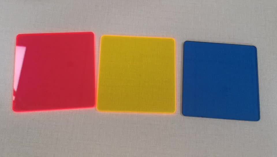 Table Accessories 3mm Thickness Acrylic Placemats Coaster Blue Glitter