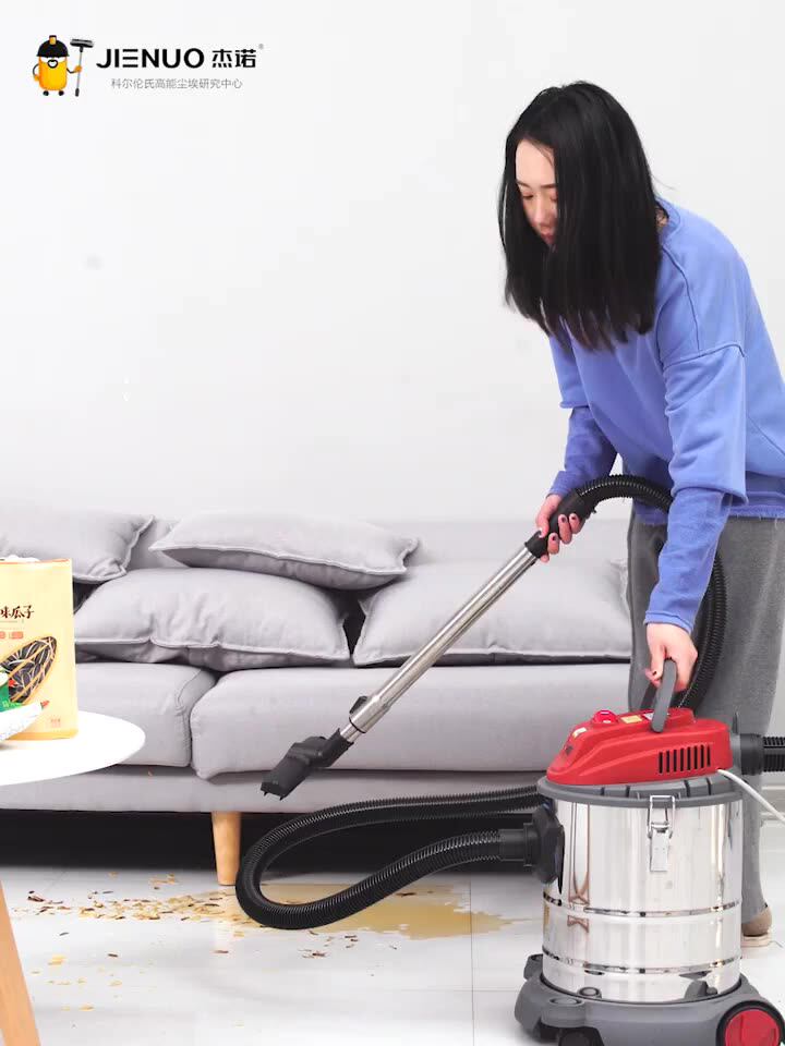 Jienuo Oem 17kpa 20l Stainless Steel Tank Vac 1200w Wet & Dry