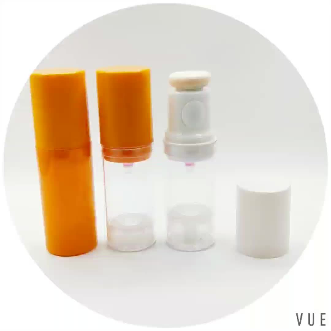 High Quality Transparent 35ml 45ml Airless Pump Bottle Liquid