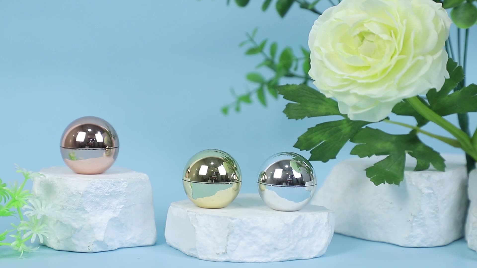 Oem Organic Vegan Chapstick Moisturizing Lip Cream Golden Silver