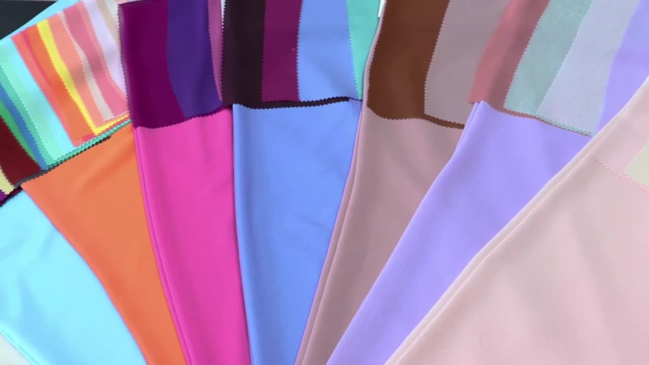 Bubble Crepon Poly Clothing 98 Polyester 2 Spandex Woven Fabric For