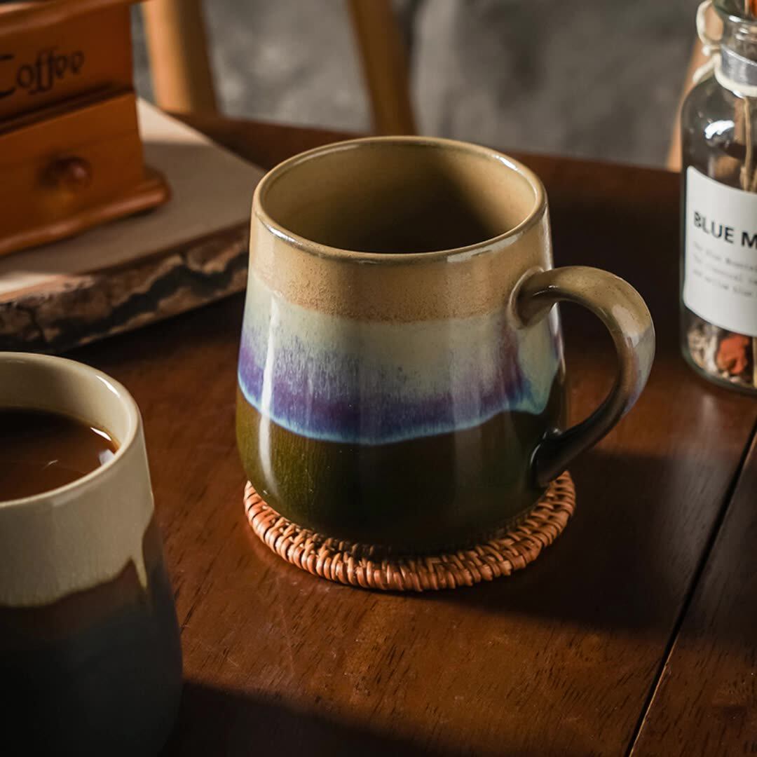 Stoneware Espresso Ecofriendly With Hand Painted Nordic Ceramic