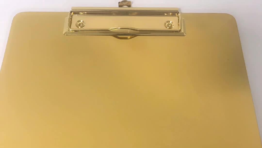 Nordic Stainless Steel Gold Clipboard Buy Nordic Gold Clipboard,Gold