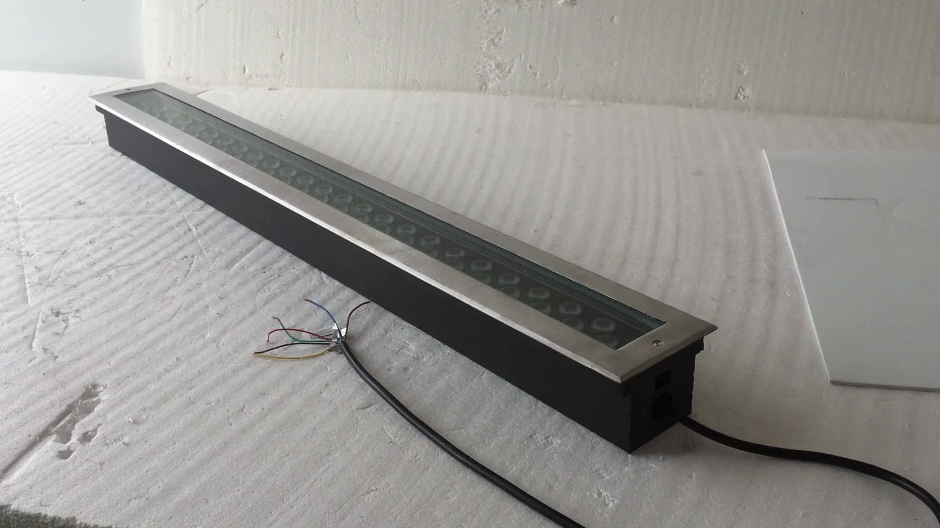 Floor Lighting Ip67 High Quality Recessed 48w Double Line 1m Linear Led
