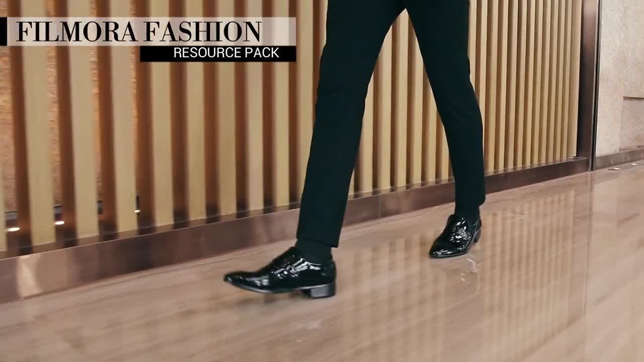 shiny black suit shoes