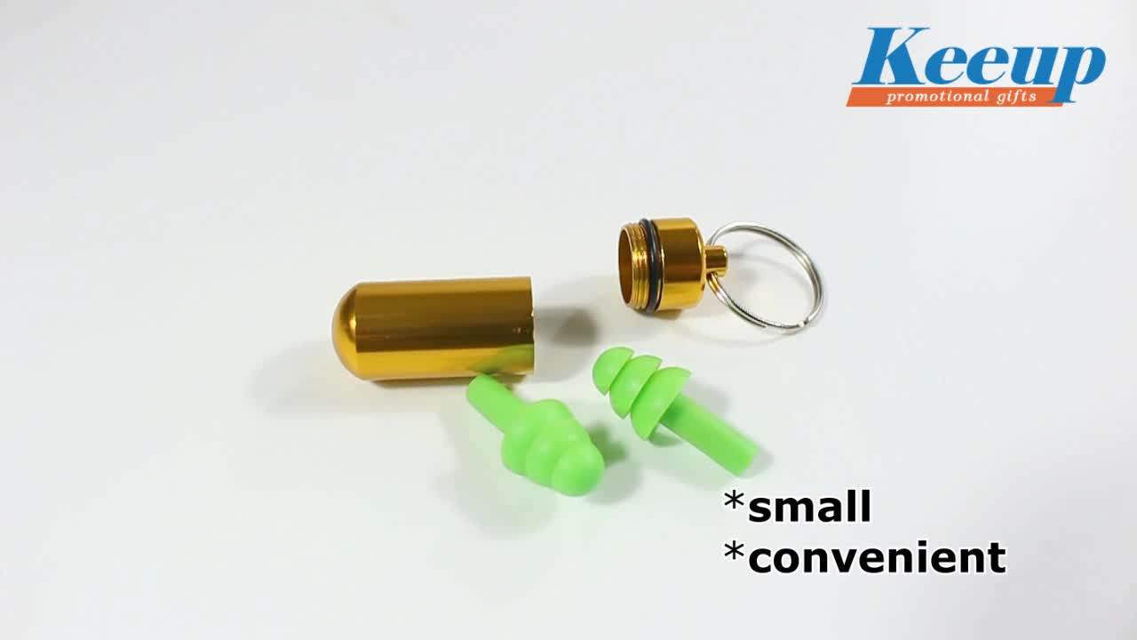 Wholesale Mini Pill Container Keychain Bottle Multi Functional Keyrings Metal Pill Box Key