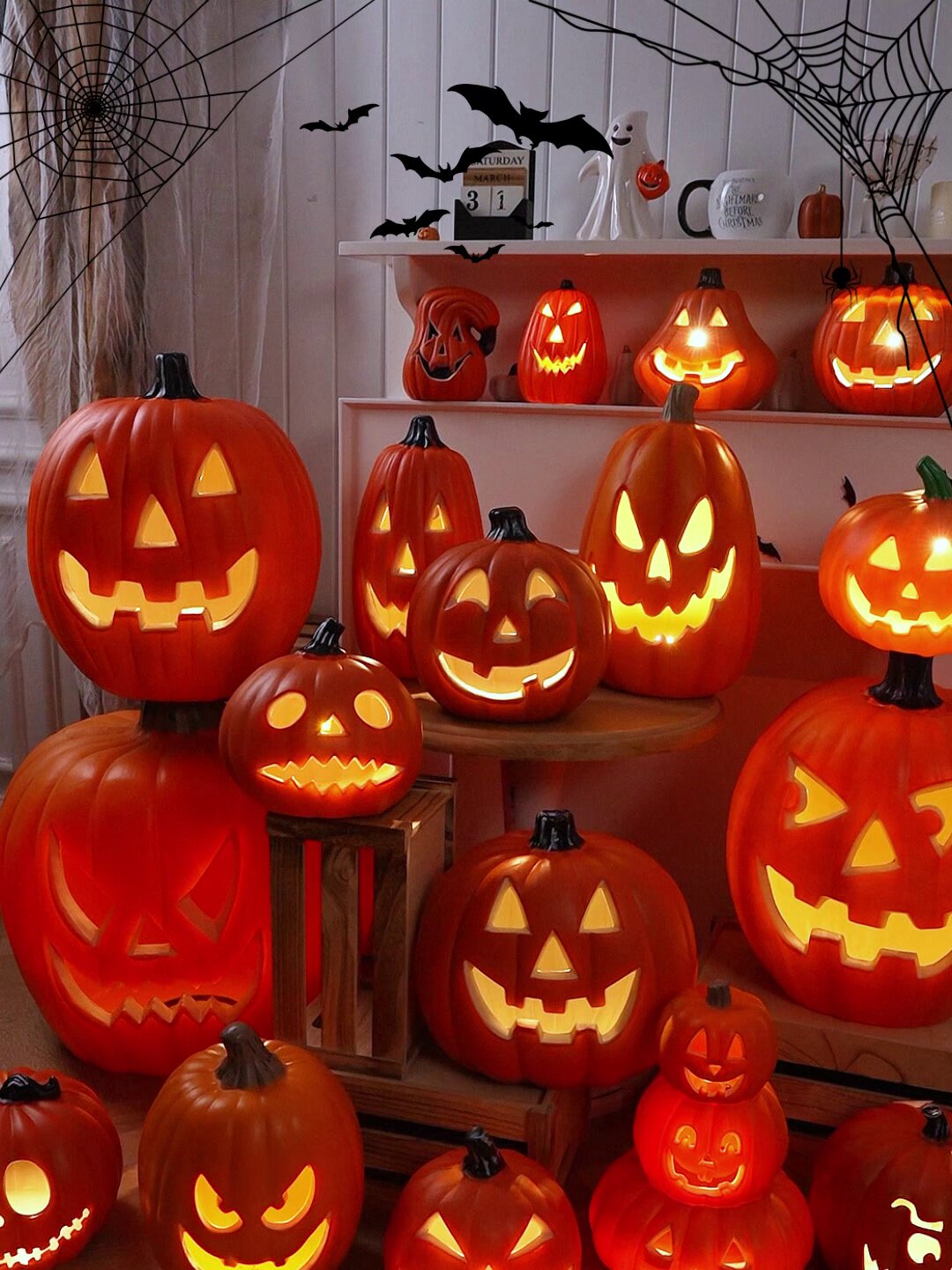 万圣节南瓜灯布置摆件，打造恐怖氛围的神兵利器_其它_淘宝游戏网, image size:1080x1440