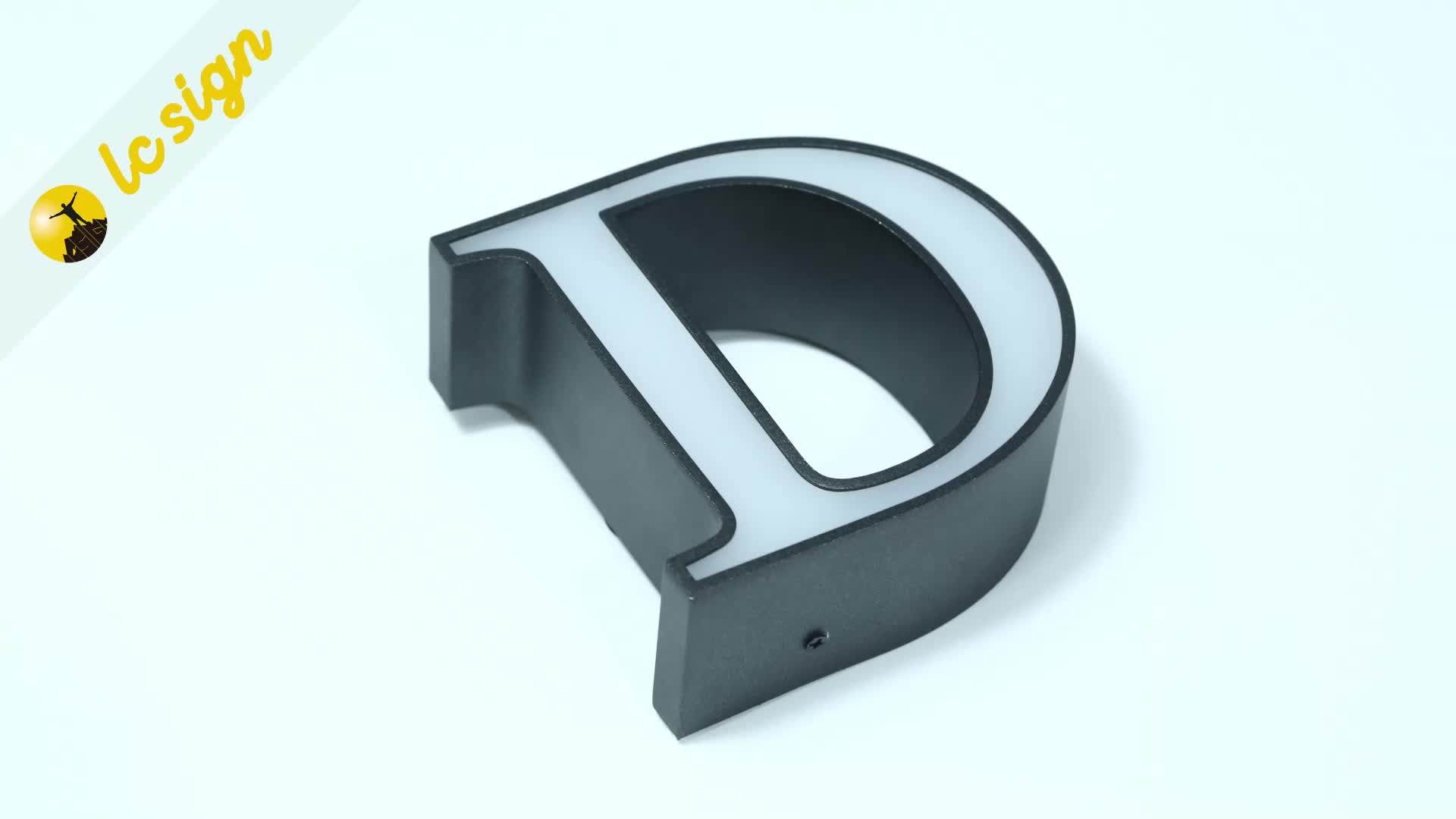 Laser Cutting Metal 3d Illuminated House Numbers And Sign Letters With