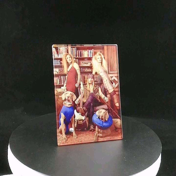 Sublimation Logo Printing Photo Frame Glass Luxury Blank Decoration