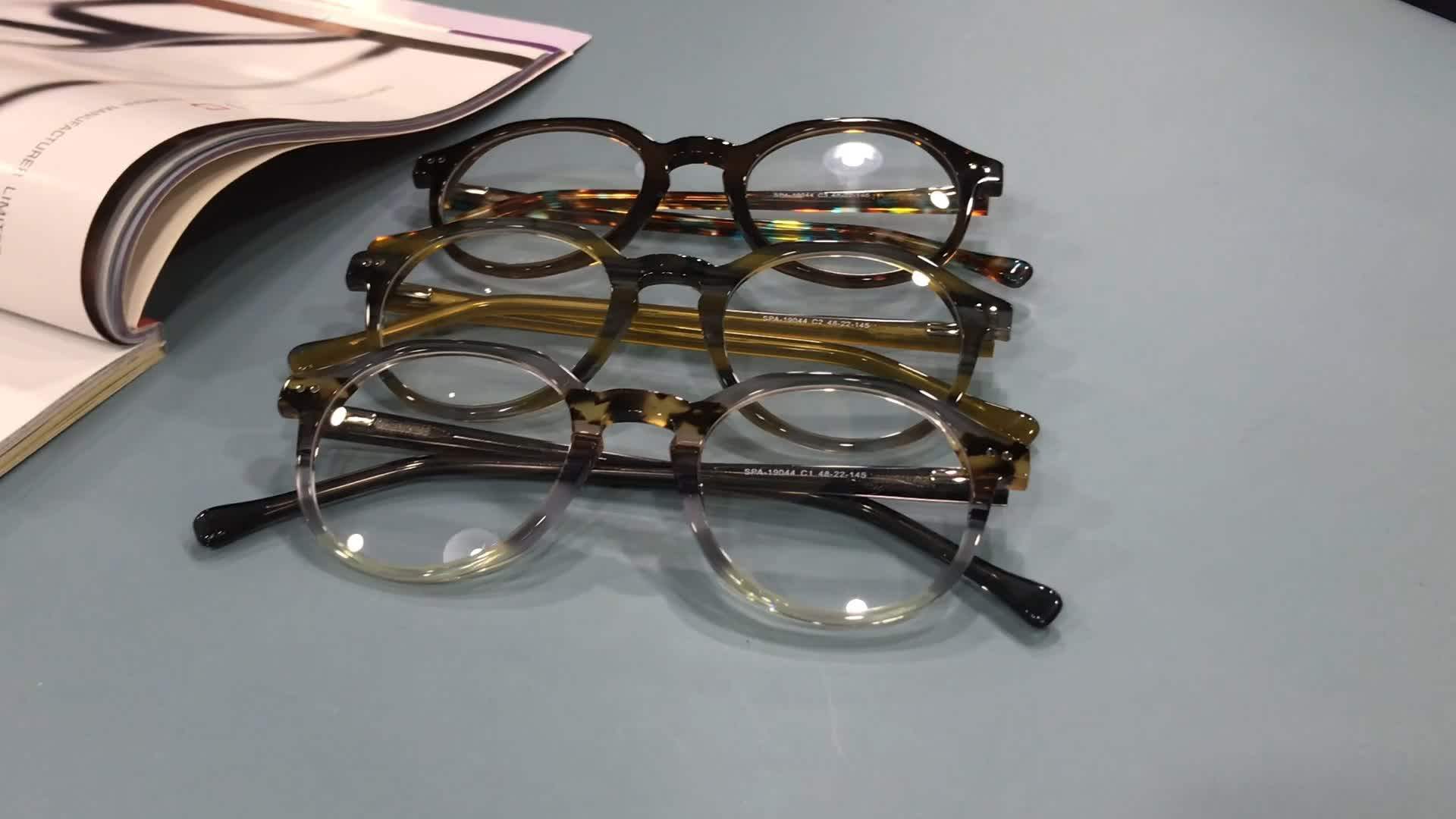 2022 New Custom Classic Quality Eyeglasses Handmade Acetate Eye Glasses