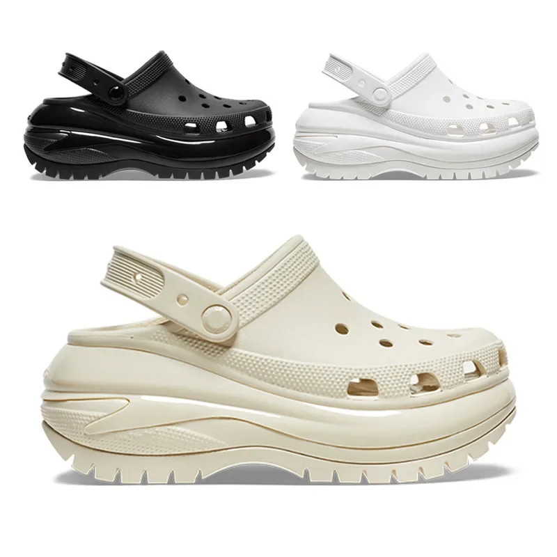 2024 годовая классика Nimbus Crocs женские туфли на толстом каблуке повседневные пляжные обувь снаружи нескользящая платформа сандалии
