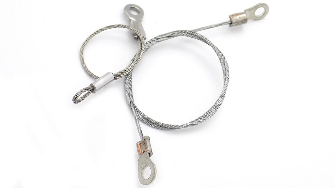 Guofeng Eye Loop Lanyard Rope Stainless Steel Wire Rope Assemblies For