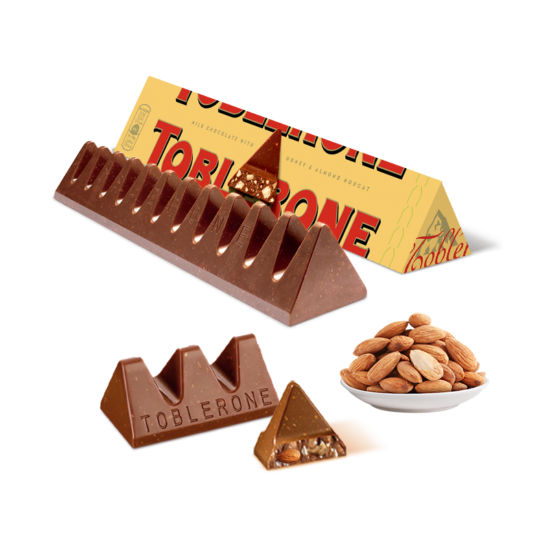 Swiss Imported Triangular Milk Raisin Chocolate Dark Chocolate Snacks Candy Wedding Favors Gifts New Year Goods