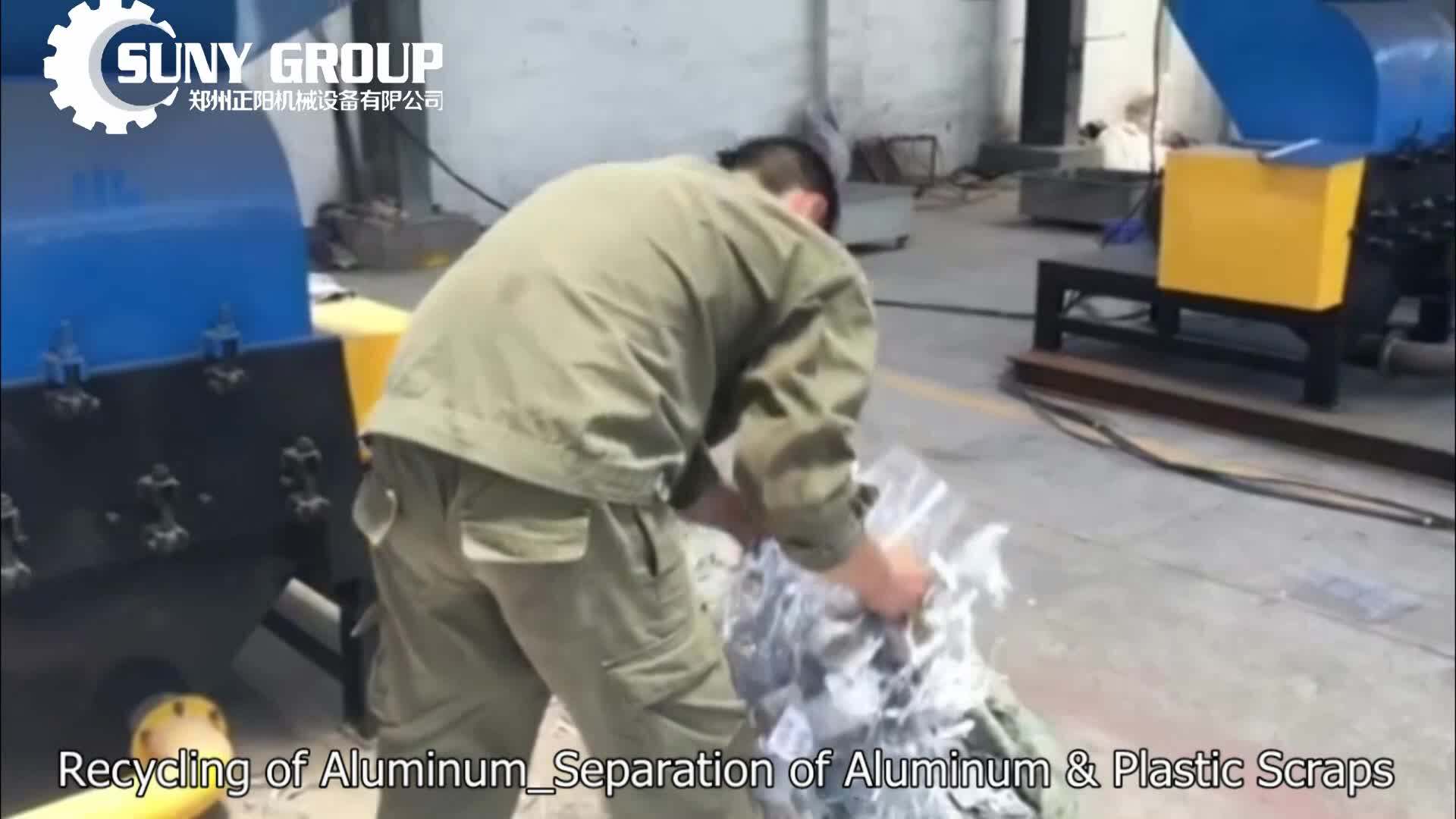 Aluminum Foil Scrap Recycling Separate Aluminum Plastic Machine Buy Separate Aluminum Plastic