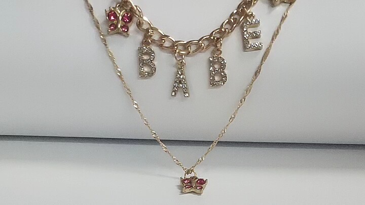 Alloy Link Chain with BABY Custom 