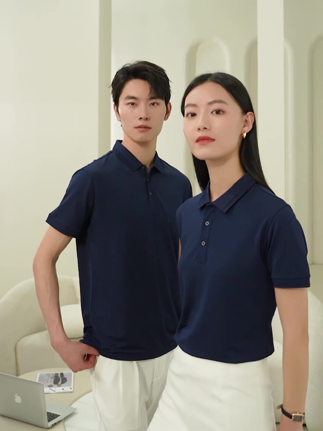 定 制文化polo衫夏季工装印字logo翻领广告衫工作服T恤工衣订 做-阿里巴巴