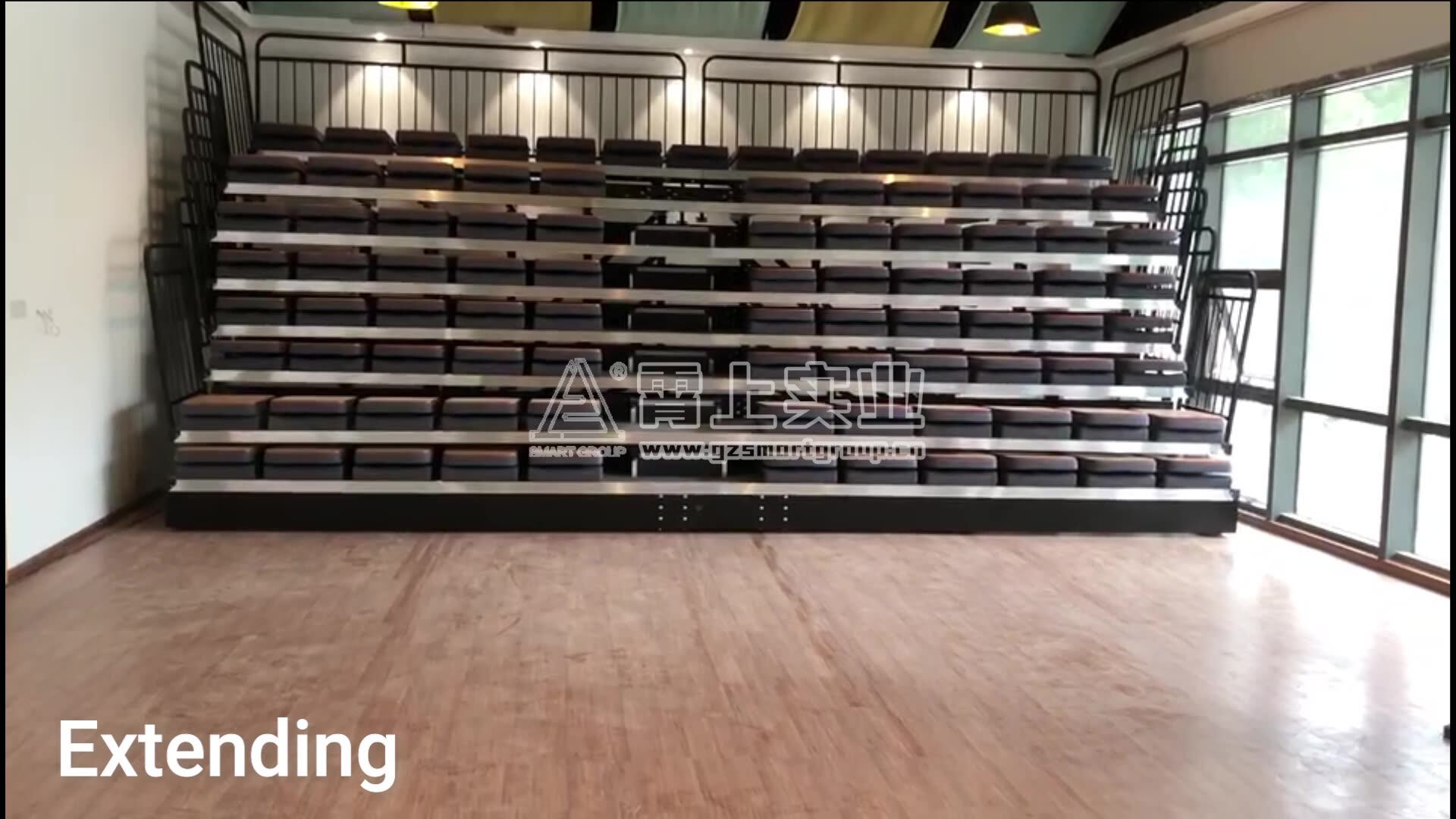 90 Seats Cheap Price Indoor Retractable Bleacher Seating Used
