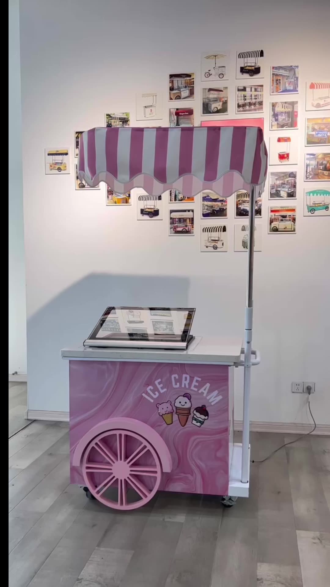 Wholesale Supermarket Popsicle Gelato Ice Cream Display Showcase Snack