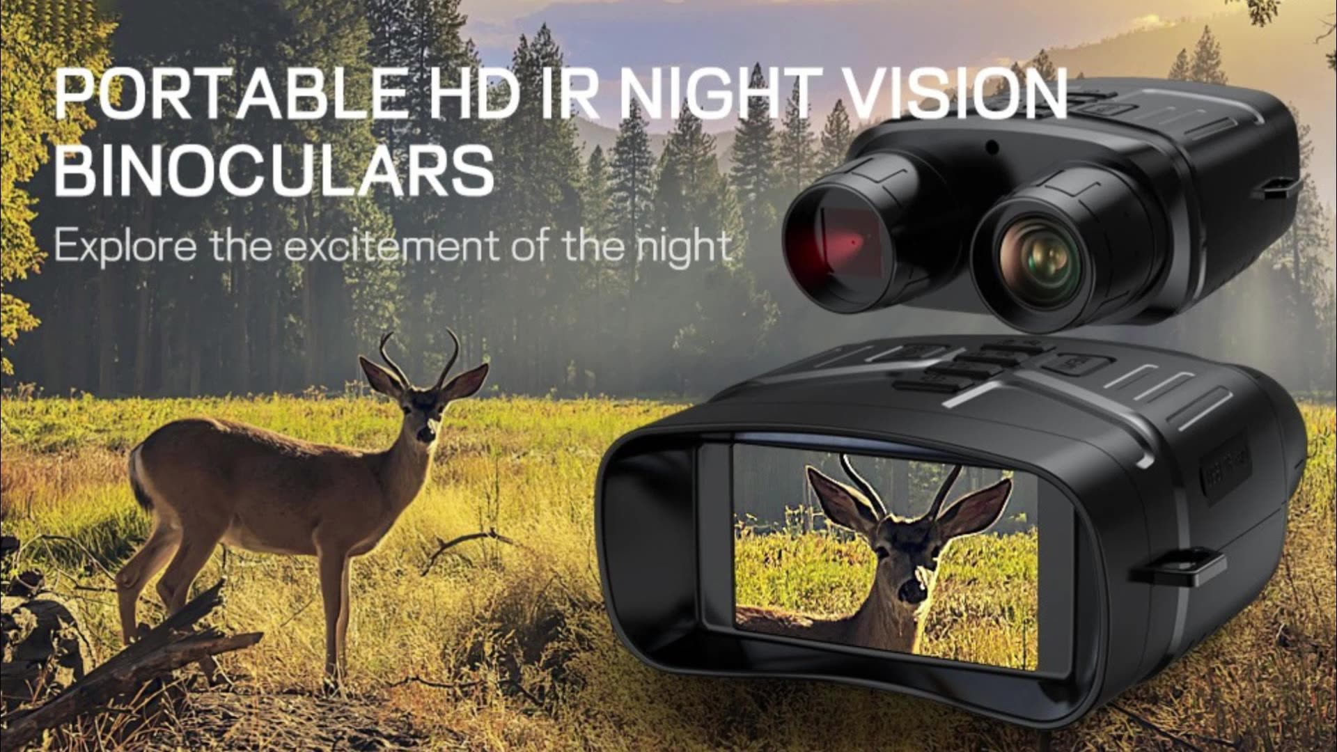 New Night Vision Goggles Digital Zoom Thermal Hunting Scope Infrared