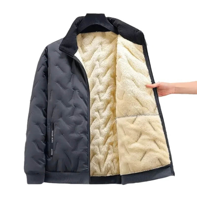 Autumn and Winter Dad-Style Vest for Middle-aged and Elderly: Warm, Thick Cotton Waistcoat with Wool Blend, Men's Leather-and-Fur Combo Vest